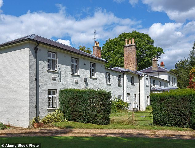 The Sussexes had provoked fury by spending £2.4 million of taxpayers' money renovating Frogmore Cottage in Windsor (pictured)