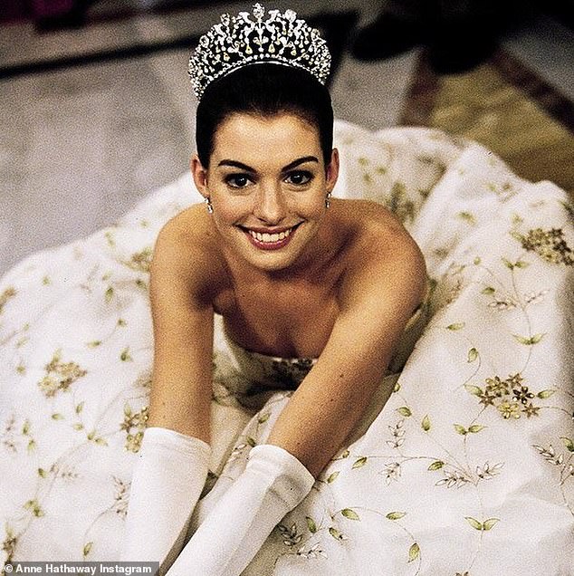 Jade couldn't help but start fantasising about her own Princess Diaries moment (Anne Hathaway pictured in the film )