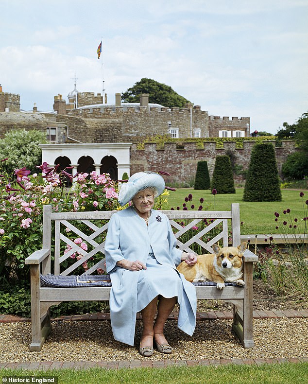 The Queen Mother at Walmer Castle,where she lived for a few days each year in a three-bedroom flat