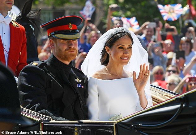 Harry and Meghan on their wedding day. The total number of staff the Sussexes have lost since they married in 2018 is said to be at least 18, with nine or more having left since they moved to California in 2020