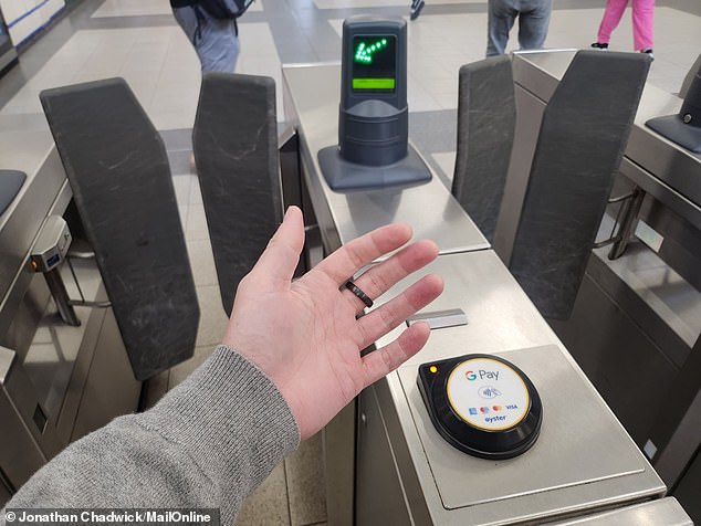 I try the ring out at the London Underground where the security staff give me some very strange looks as if I'm somehow trying to trick the barriers