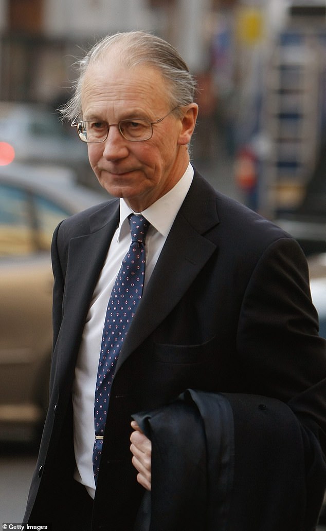 Lord Fellows at the High Court in February 2008 to give evidence in Princess Diana's inquest