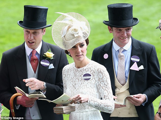 Prince William and Catherine attend Royal Ascot 2016 alongside their friend James Meade