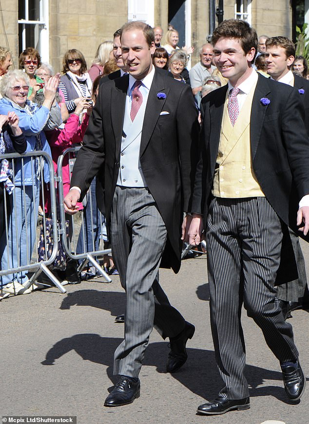 James Meade, son of Olympic gold medallist equestrian Richard Meade, is one of Prince William's old friends from Eton