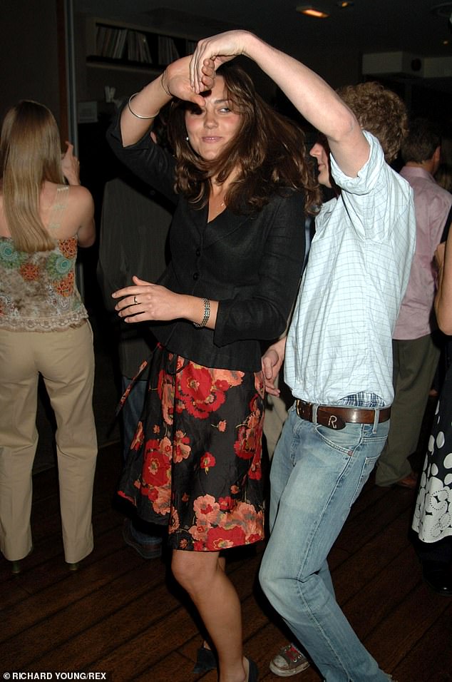 'Court jester' Guy Pelly shares an unshakeable bond with Prince William and his brother, Prince Harry. Guy is pictured dancing with Kate Middleton at the Kensington Roof Gardens in 2006