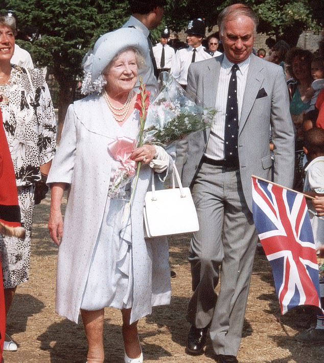 Fifty years later, in 1990, the Queen Mother visited the same school in the East End