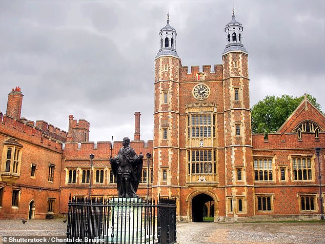 Pictured: Eton College which charges £52,749-a-year per pupil