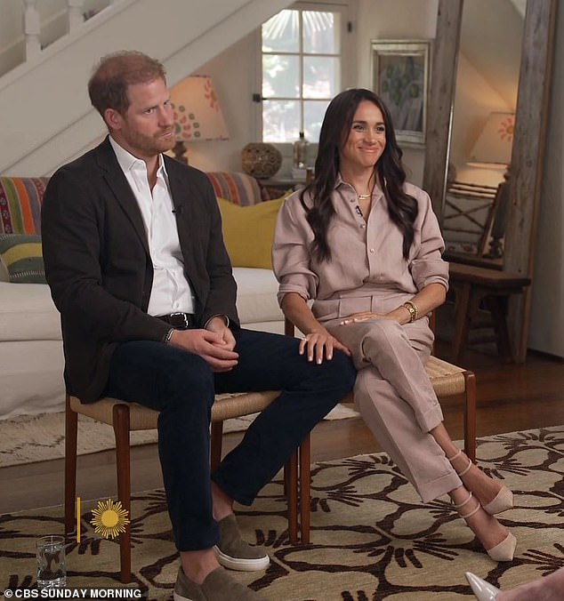 A royal expert has slammed Prince Harry and Meghan Markle for 'not practicing what they preach' after their CBS interview on online safety on social media