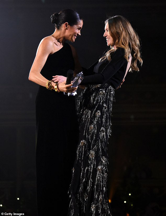 Meghan and Clare spoke very highly of one another during 2018 Fashion Awards, with Meghan praising Clare's 'kindness' and the 'values'