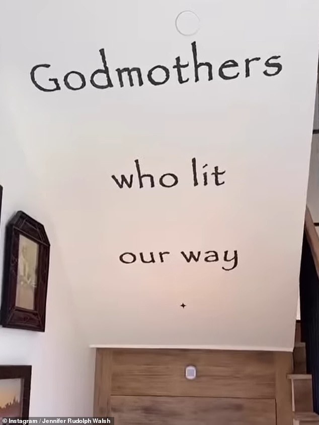 The outlet also revealed that Prince Harry, 39, played a part in curating the bookshop's name, as he had, at his own book party in Beverley Hills, thanked Oprah, Victoria and Jennifer for being his 'fairy godmothers'. Pictured, decor at the bookshop