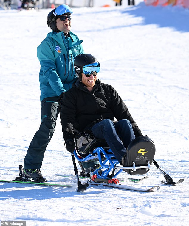 Prince Harry at the Invictus Games One Year To Go Event in February in Whistler, Canada