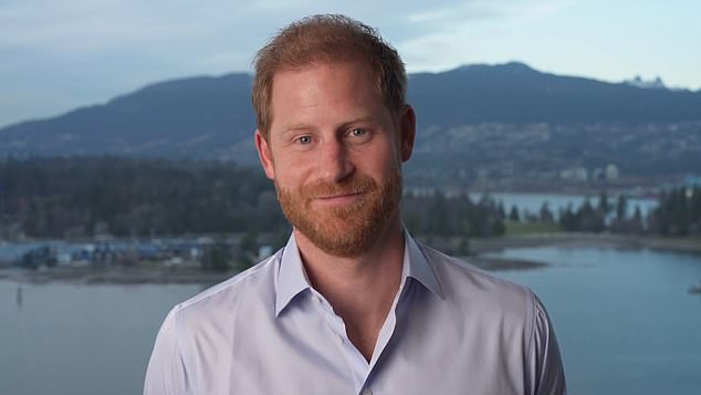 Prince Harry spoke about the 'healing power of sport' in a new video message released today to promote the Invictus Games scheduled for next February in Vancouver, Canada