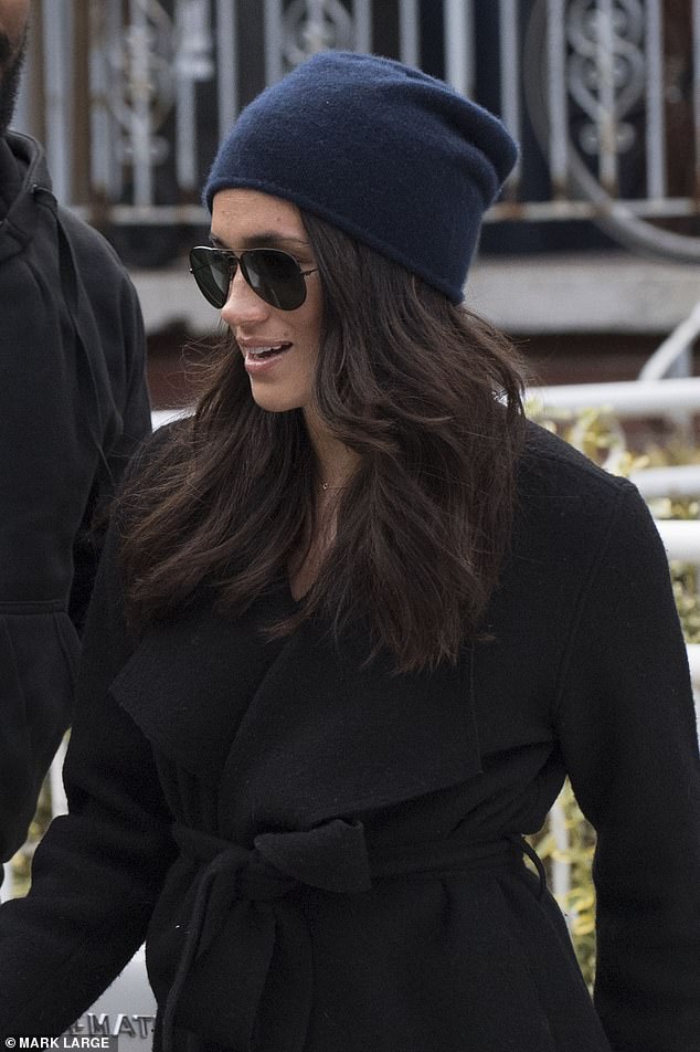 Meghan spotted heading to set from the Toronto property in 2016 - when she was dating Prince Harry