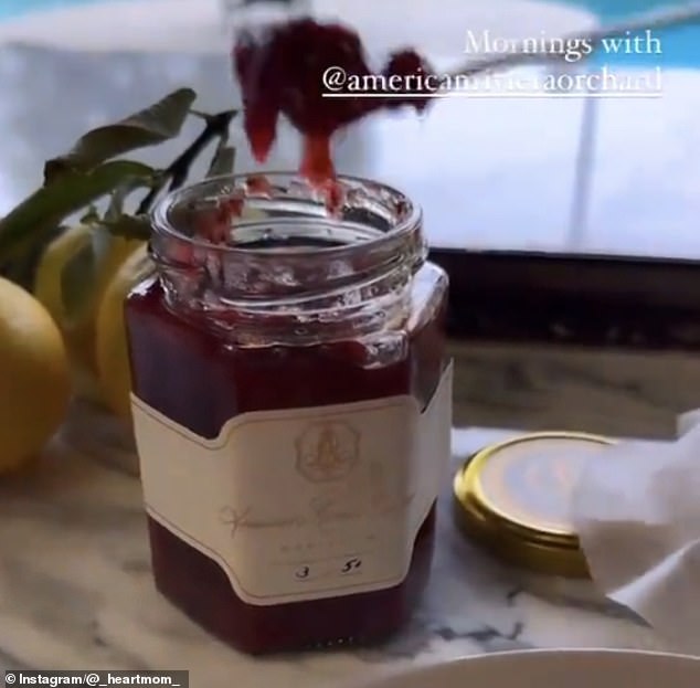 Kelly McKee Zajfen, 44, the co-founder of Alliance of Moms, took to Instagram to share a video of Meghan Markle's brand new American Riviera Orchard strawberry jam