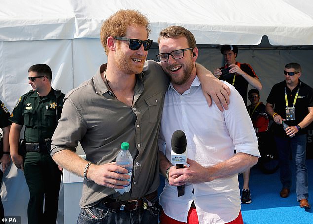 Chalmers (right) alongside the Duke of Sussex at the Invictus Games 2016 at ESPN Wide World of Sports in Orlando, Florida