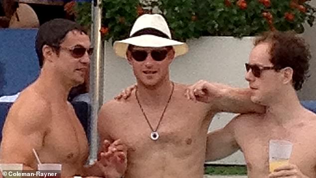 Prince Harry is expected to then go on holiday with some close friends (pictured in Las Vegas in 2012)