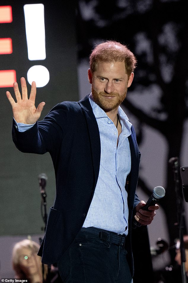 A source confirmed Meghan was 'sick and could not make it' which saw Harry attend on his own