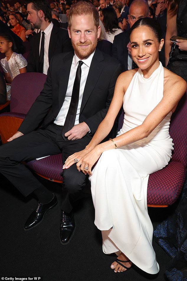 Pictured: the Duke and Duchess of Sussex attending the ESPY Awards in Hollywood in July 2024