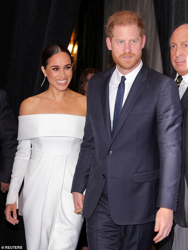 Prince Harry and Meghan attend the 2022 Robert F. Kennedy Human Rights Ripple of Hope Award Gala in New York City