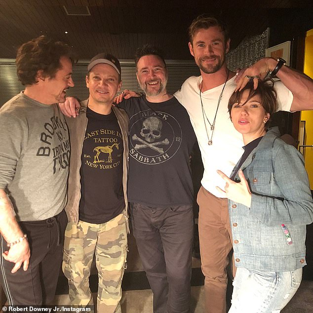 Lord said he tattooed each of the Avengers cast - apart from Mark Ruffalo - and they ended up switching places and tattooing him on what he calls his 'junk leg' back in 2018