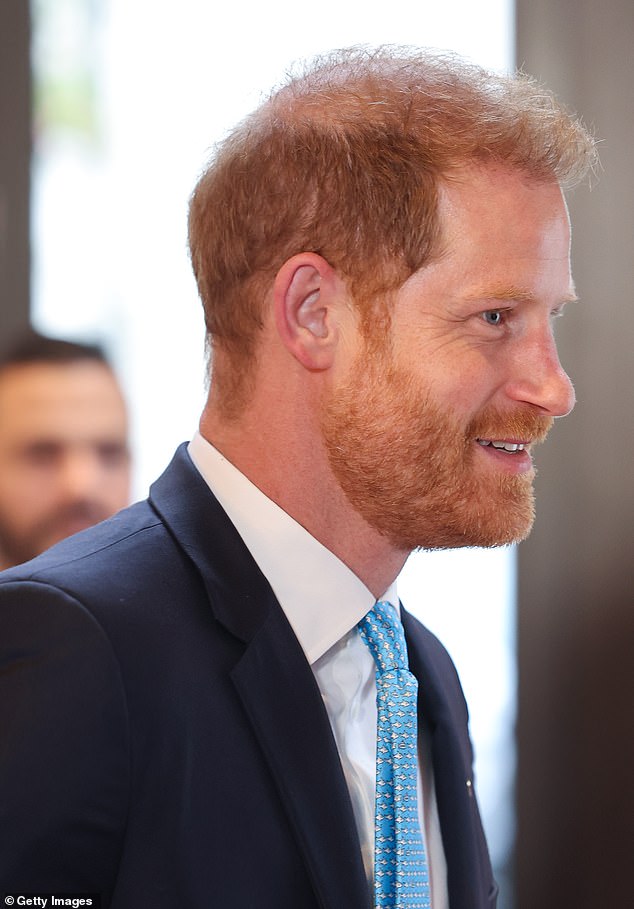 Before the event the duke attended a reception to meet the category winners and their families before joining guests for the private awards ceremony