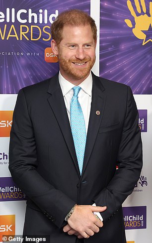 The Duke of Sussex was all smiles for a rare royal event in the UK - honouring the achievements of youngsters battling serious conditions.