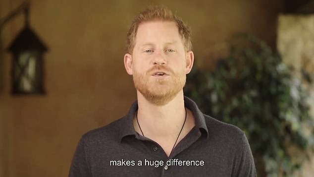 The Prince speaking during his video message for WellChild earlier this year