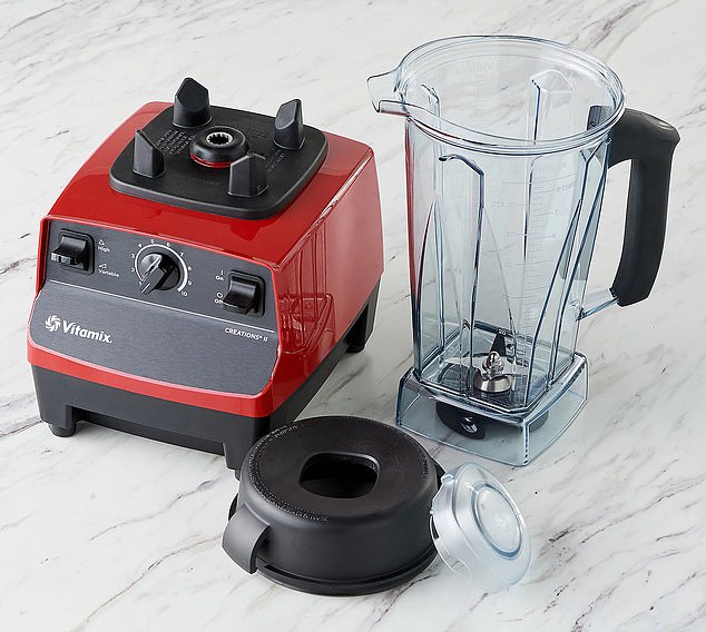 The Vitamix Creations II has 13 functions, 10 speeds, and takes 5 minutes to clean!