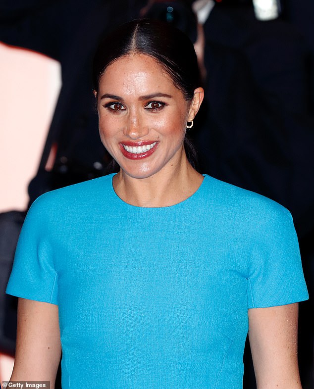 Roxanne First's jewellery company were inundated with orders for the gold hoops that Meghan wore on one of her last official engagement - attendance at the Endeavour Fund Awards at Mansion House in March 2020 - and sales increased by 500 per cent