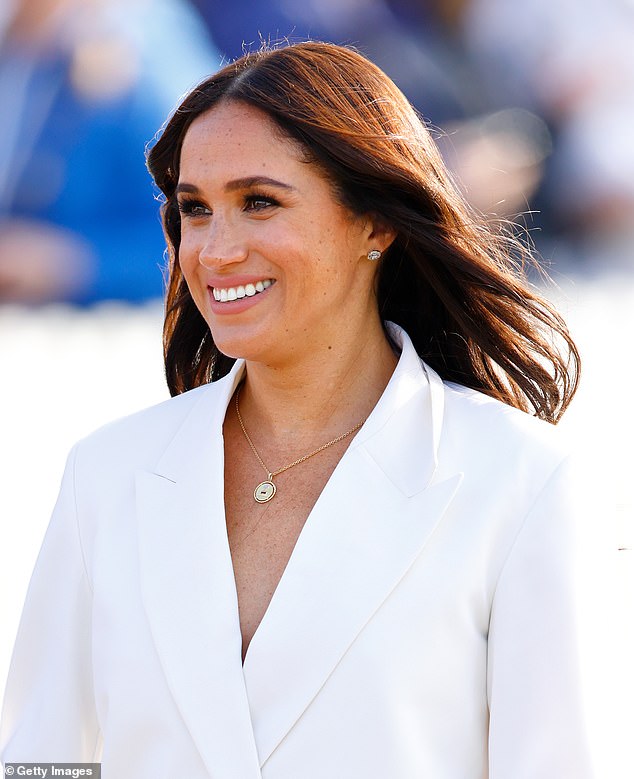 At the Invictus Games in 2022, Meghan debuted a £400 Love pendant by British jewellery designer Sophie Lis