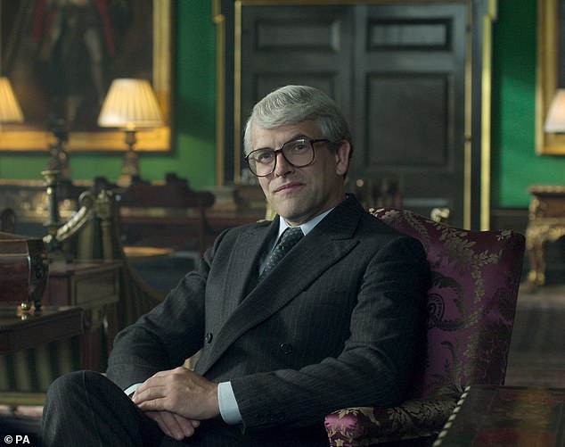 Jonny Lee Miller as prime minister John Major in the fifth series of Netflix production The Crown