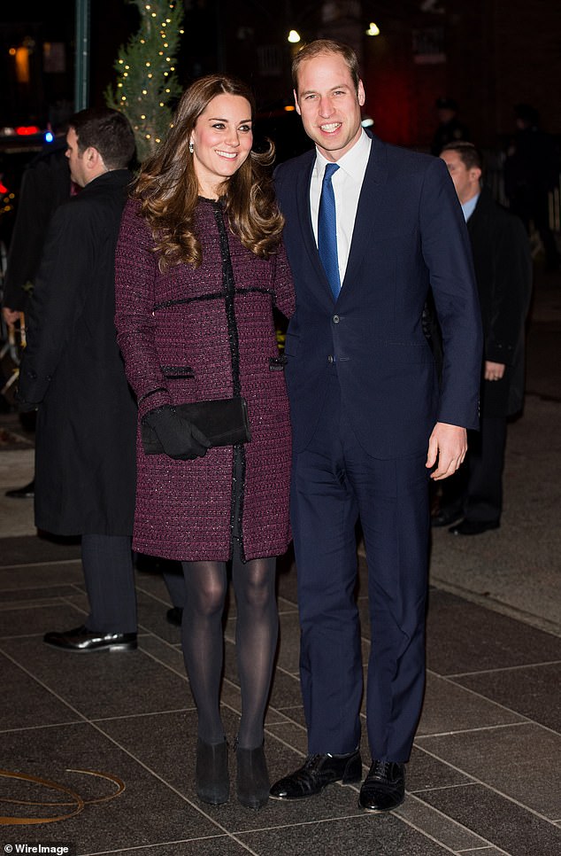 Prince William, following his mother's footsteps, visiting New York with Kate in 2014