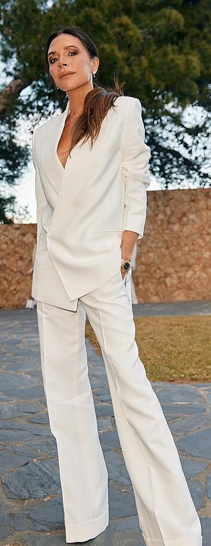 A similar ensemble featured in Victoria Beckham's recent collaboration with high street retailer Mango