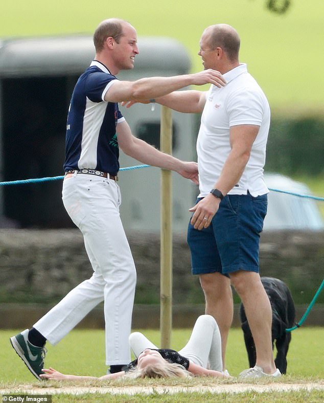 The former rugby union player, (pictured with Prince William in 2017), is known for his close relationships with several of his wife's family and has insisted it was 'easy' to fit in with the royals