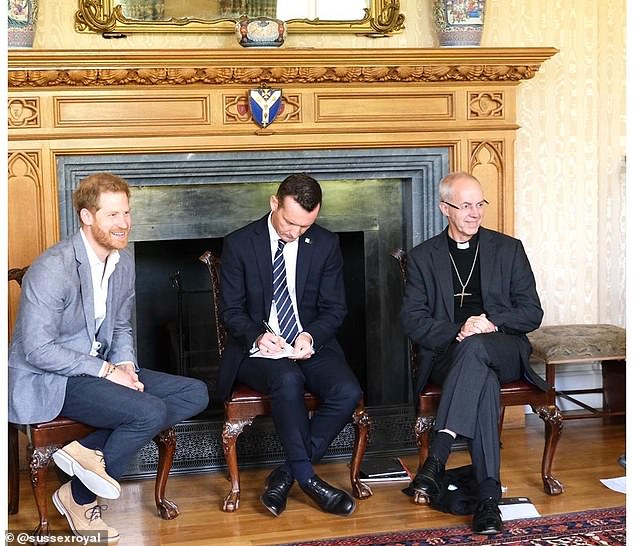 Archbishop Welby has previously worked with Prince Harry on his work on mental health