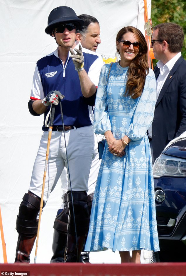 William and Kate join in the fun at the Royal Charity Polo Cup in Windsor last year