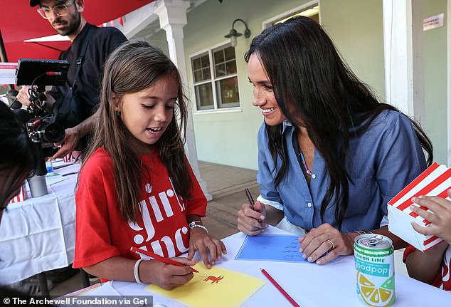 Meghan Markle, The Duchess of Sussex visits Girls Inc. of Greater Santa Barbara on October 02, 2024 in Santa Barbara, California