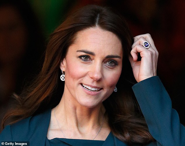 Kate has been proudly wearing Princess Diana's ring for almost 14 years