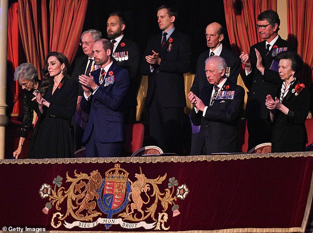 2024: The Sussexes are nowhere to be seen in the Royal Box during this year's Festival of Remembrance