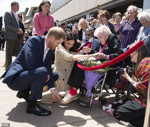 When the Sussexes arrived in Australia in 2018, thousands of Australians gathered to see them in the flesh, something Meghan allegedly struggled to grasp 'the point' of