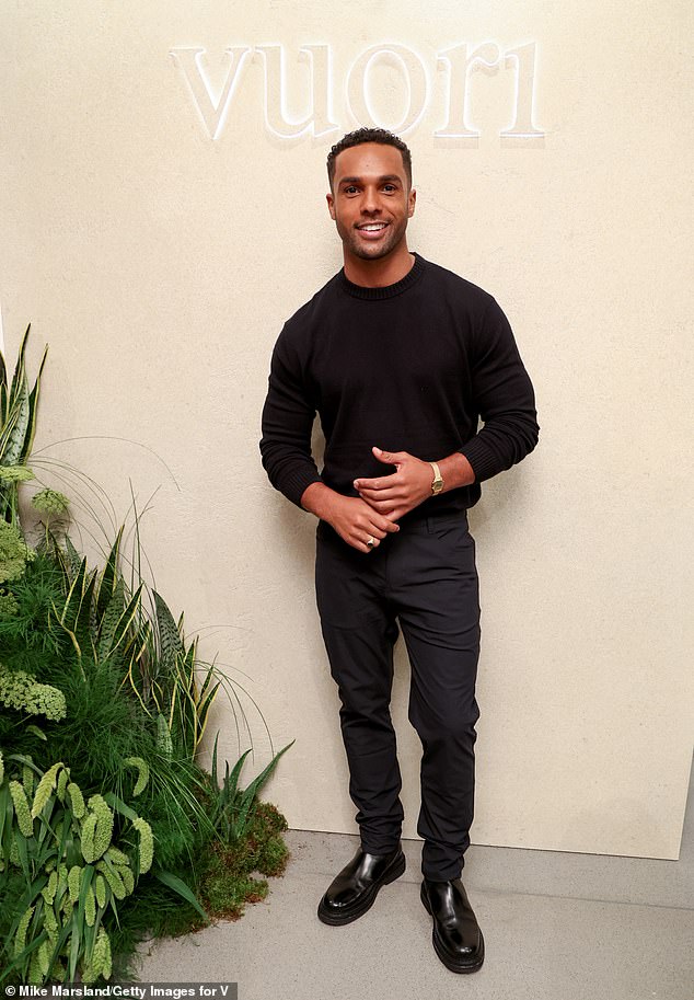 Emily In Paris star Lucien Laviscount also attended the event and showed off his impeccable sense of style as he cut a smart figure in an all-black ensemble