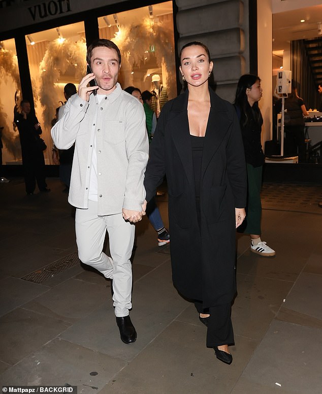 She was joined by Ed Westwick, 37, and his wife Amy Jackson, 32. The couple appeared in high spirits as they departed from the venue hand-in-hand