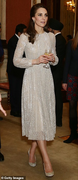 Kate attends a reception to mark the launch of the UK-India Year of Culture 2017 in London on February 27, 2017