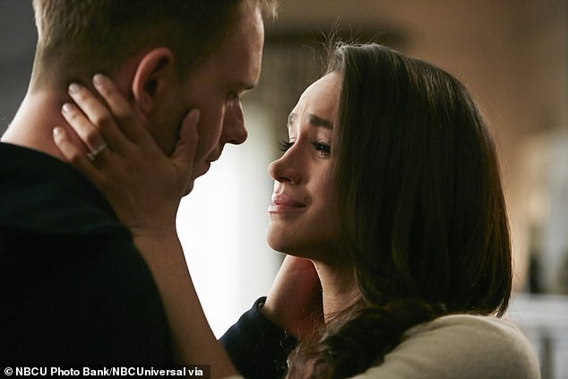 Meghan focused on her wellness brand The Tig while she was filming Suits (pictured as her character Rachel Zane, with Patrick J Adams as her love interest Mike Ross )