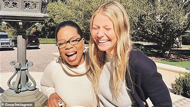 Oprah Winfrey with her friend and wellness superstar Gwyneth Paltrow