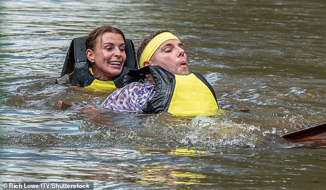 Rebekah fumed: 'Dean, Dean and his cosying up to Coleen. It's so very obvious and, believe me, it is going to get tiresome' (pictured with Coleen on the show)