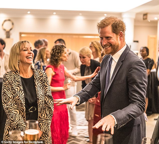 Prince Harry travelled to Africa between 1 and 4 October (pictured in Johannesburg on 3 October)