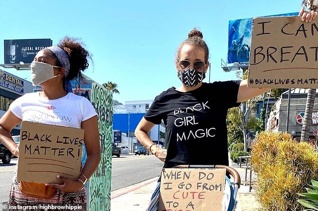 In 2020, the salon founders attended a BLM march and highlighted how they are the only black-owned business on their street