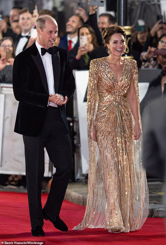 At the 2021 red carpet premiere of No Time To Die, William and Kate outshone even the Hollywood stars