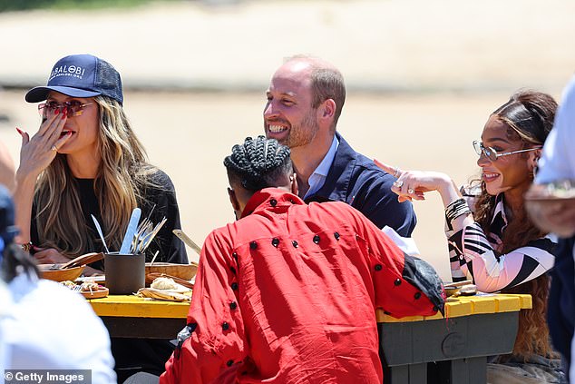 William  beamed during lunch with his A-list friends and Earthshot allies, the day after his awards ceremony